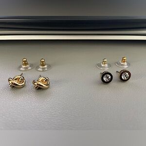 Kate Spade Earrings

Sailor Knot Earrings and Round Diamond Stud Earrings